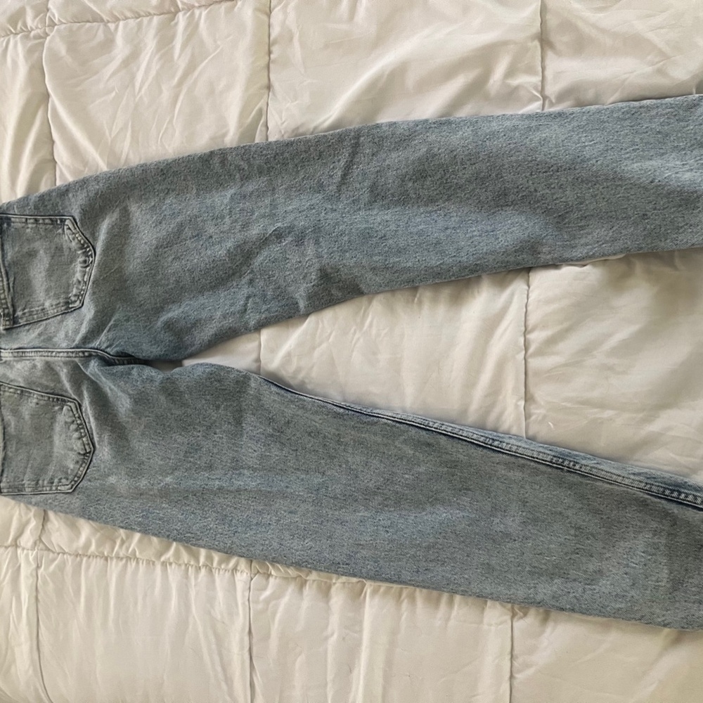 ZARA light wash mom jeans size 0 - Picture 4 of 4